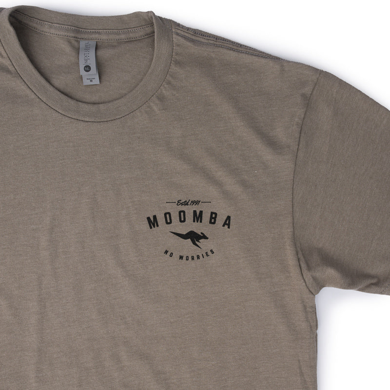 Moomba Boomer Tee - Stone Grey