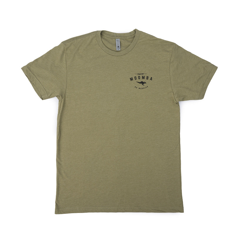 Moomba Boomer Tee - Light Olive