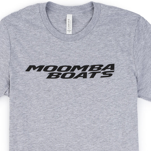 Moomba Wordmark Tee - Heather Grey
