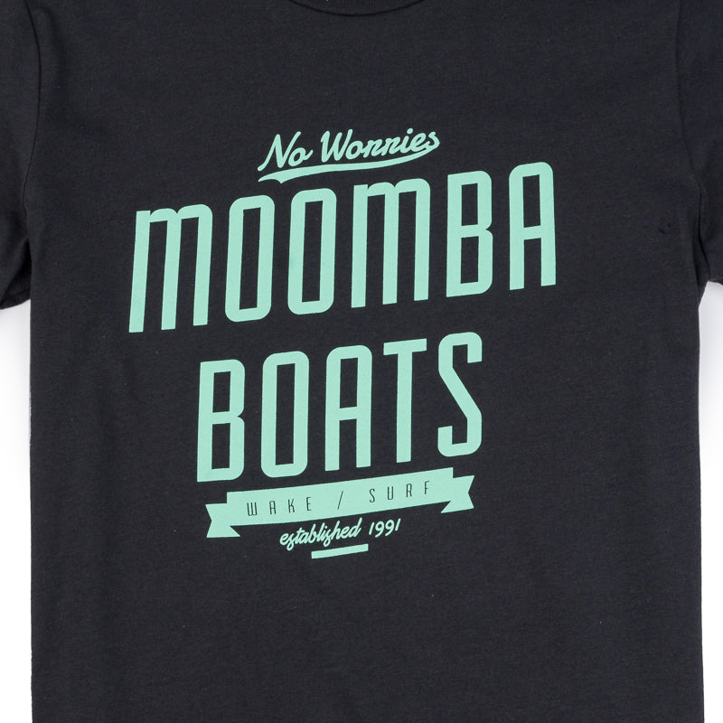 Moomba Banner Tee - Dark Grey