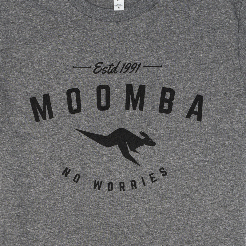 Moomba Flyer Tee - Deep Heather Grey