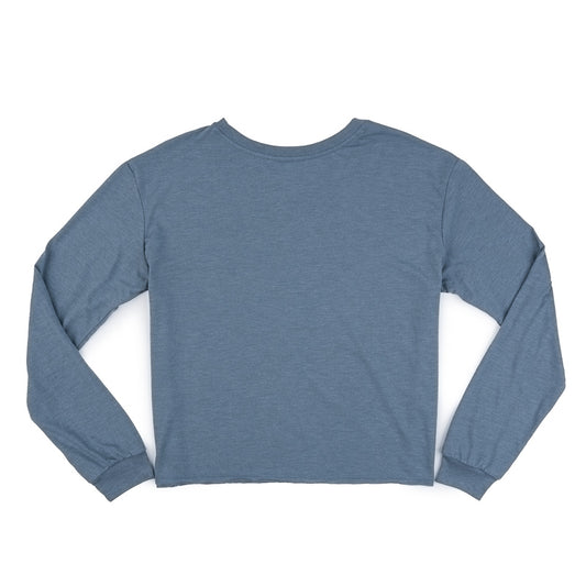 Moomba Women's Midi LS Tee - Flint Blue Heather