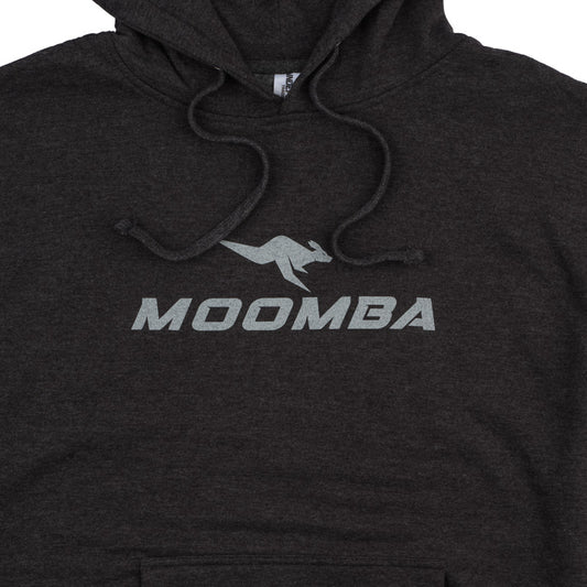 Moomba Stacked Roo Hoodie - Charcoal Heather