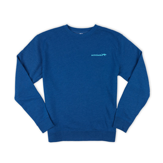 Moomba Go With the Flow Crew Sweatshirt - Royal Heather
