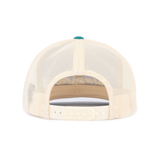 Moomba Pacific Trucker Cap - Teal / Beige