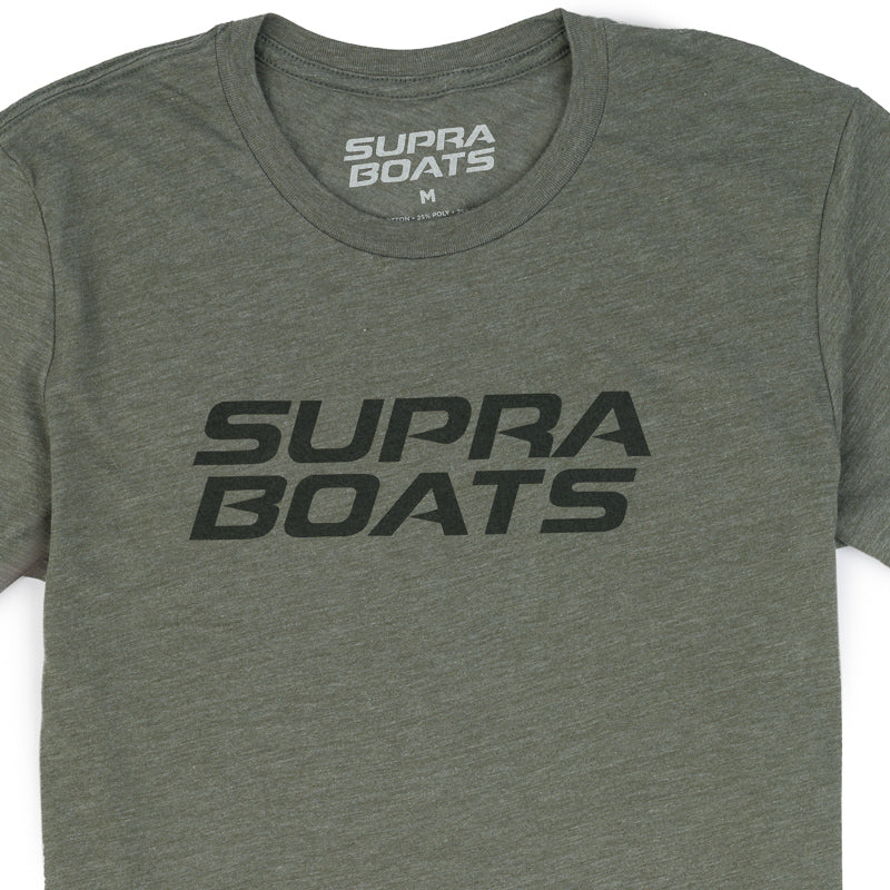 Supra Core Logo Tee - Military Green - CLEARANCE