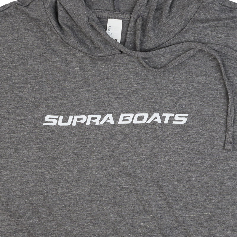 Supra Women's LS Midi Hoodie - Grey Frost - CLEARANCE
