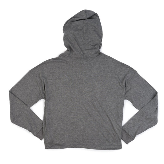 Supra Women's LS Midi Hoodie - Grey Frost - CLEARANCE