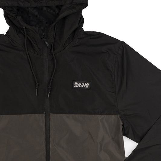 Supra Windbreaker Jacket - Black / Graphite