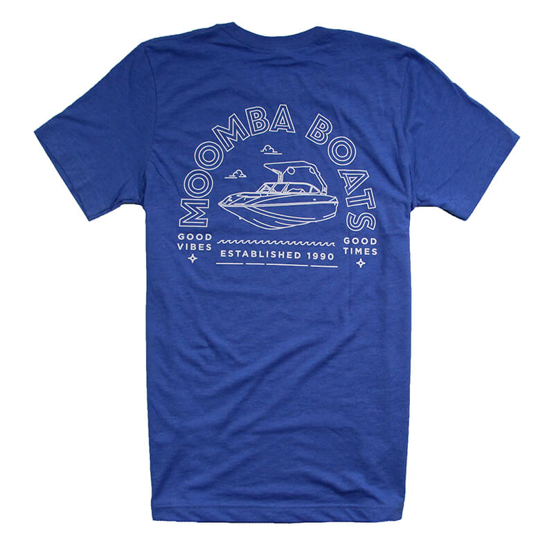 Moomba Good Vibes Tee - Heather Royal