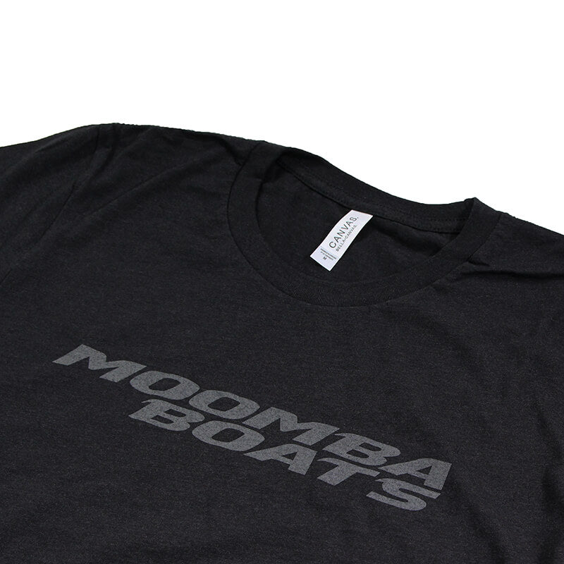 Moomba Core Logo Tee - Heather Black - CLEARANCE