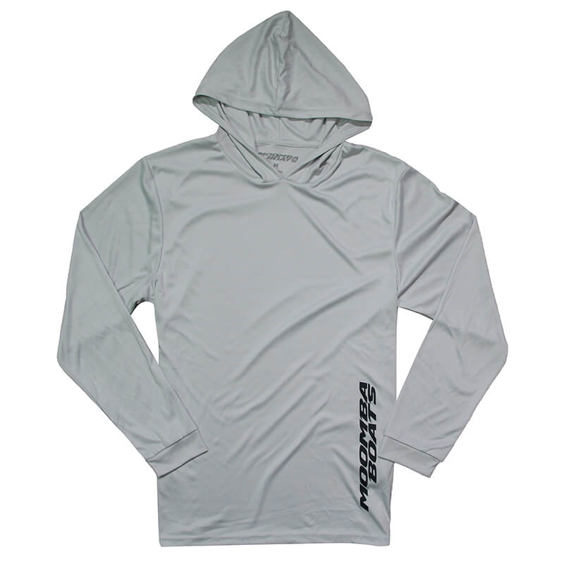 Moomba LS Bahama Hooded Tee - Aluminum