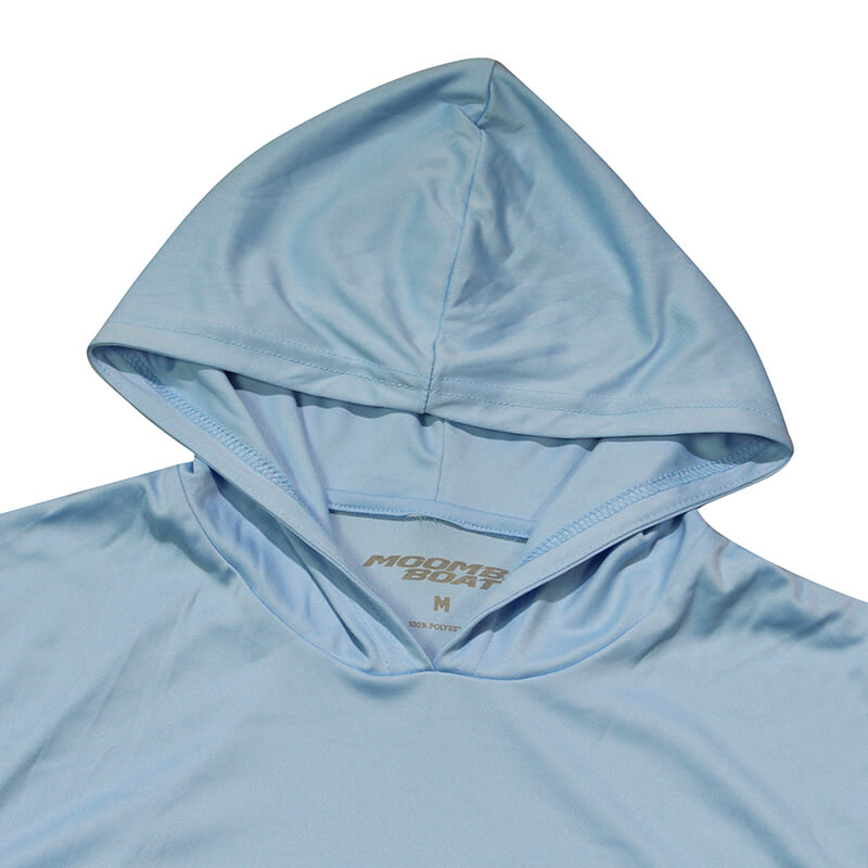 Moomba LS Bahama Hooded Tee - Blue Mist