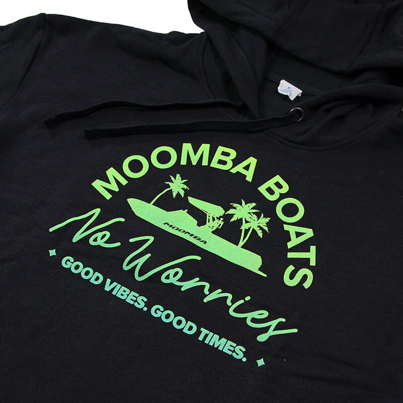 Moomba Ladies Cropped Hoodie - Black - CLEARANCE
