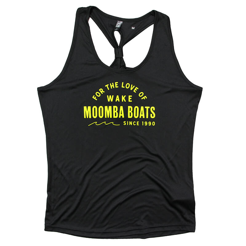 Moomba Women's TriDri Venus Tank - Black - CLEARANCE