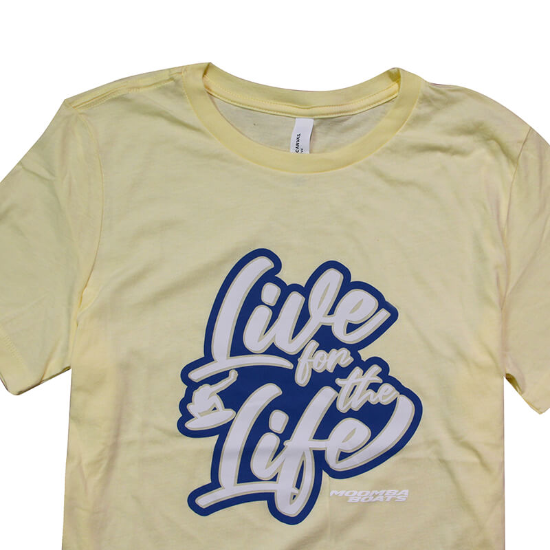 Moomba Women's Live for the Life Relaxed Tee - Heather French Vanilla - CLEARANCE