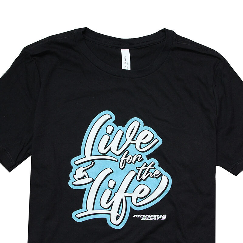 Moomba Women's Live for the Life Relaxed Tee - Black - CLEARANCE