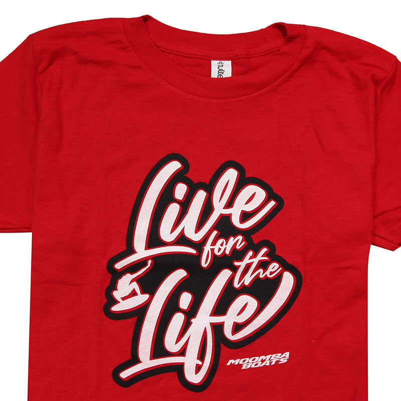 Moomba Youth Live for the Life Tee - Red