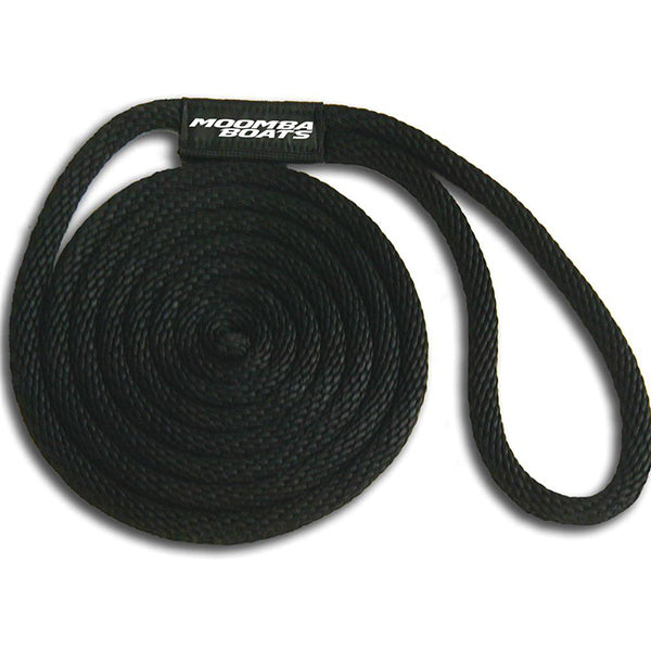 Moomba 1/2 x 20 Dockline Rope - Black