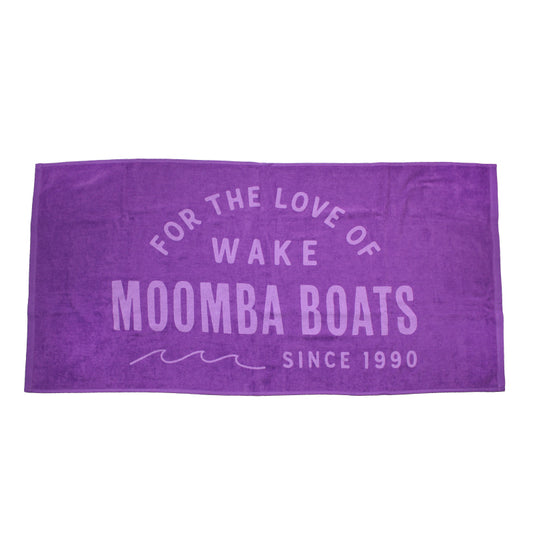 Moomba Love Beach Towel - Purple - CLEARANCE