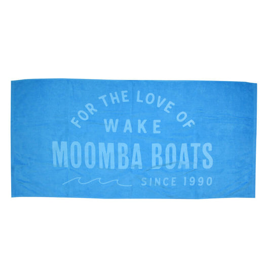 Moomba Love Beach Towel - Coastal Blue - CLEARANCE