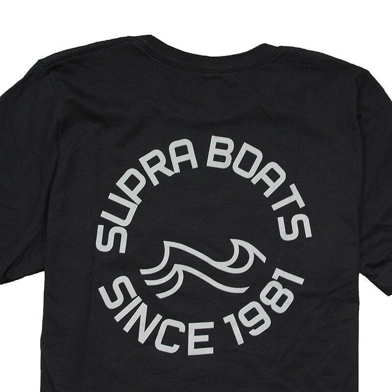 Supra Cool Wave Tee - Black