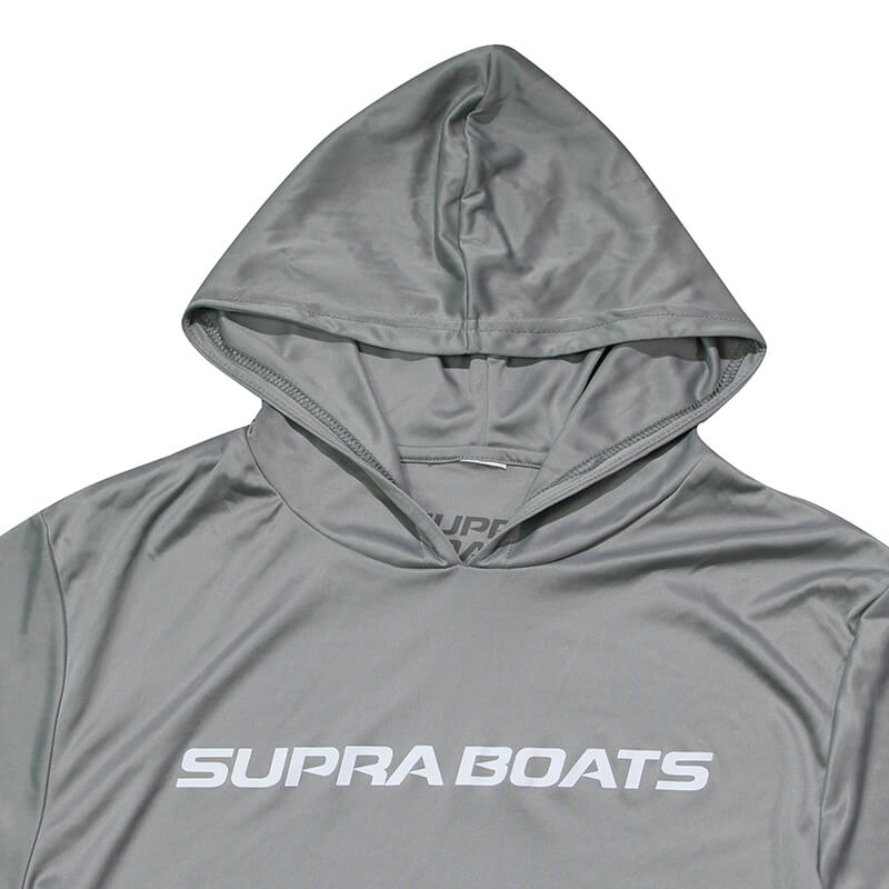 Supra LS Performance Hooded Tee - Medium Grey