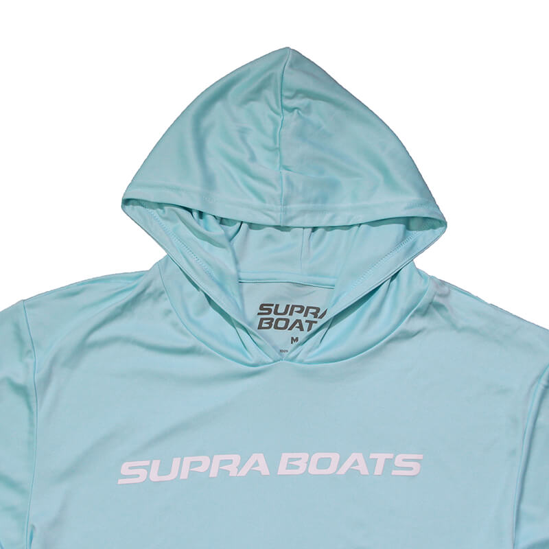 Supra LS Performance Hooded Tee - Aqua