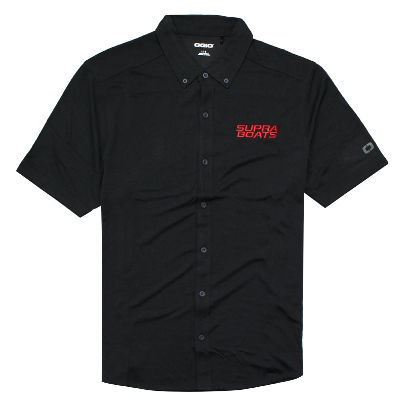 Supra OGIO Full-Button Polo - Black