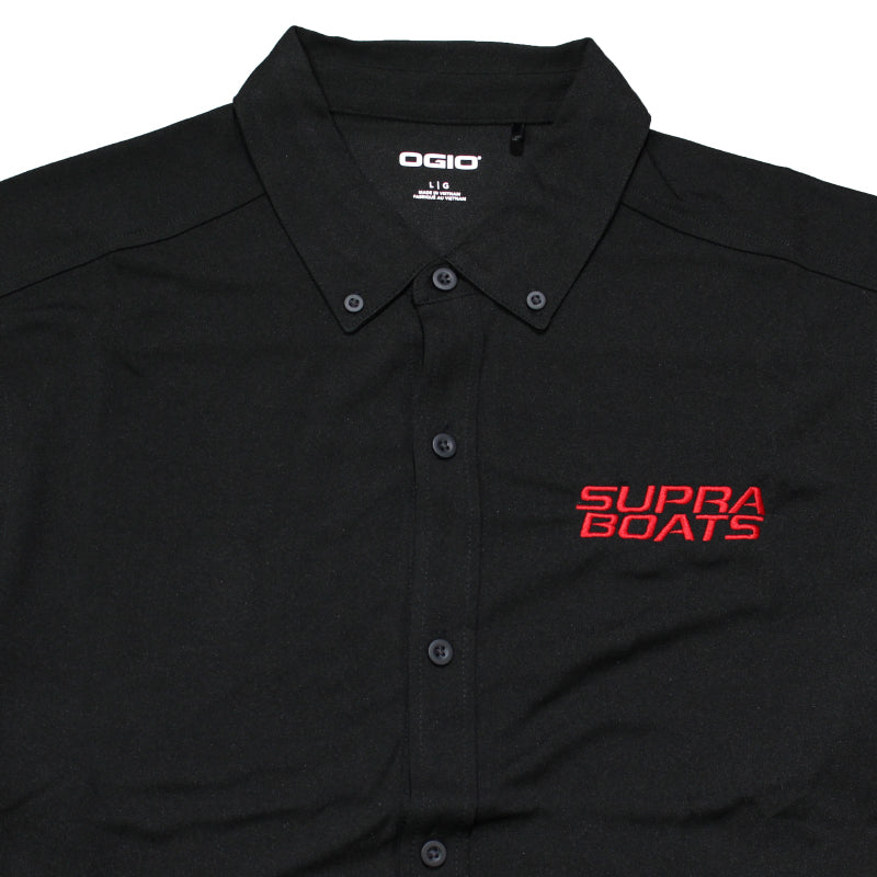 Supra OGIO Full-Button Polo - Black