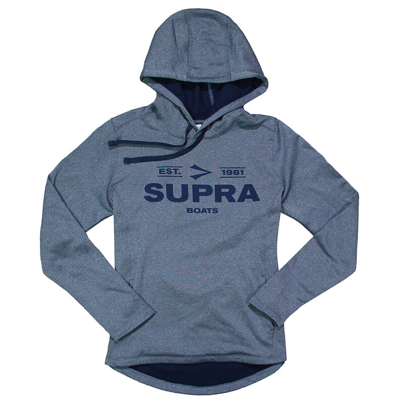 Supra Women's Heather Hooded Sweatshirt - Navy Heather