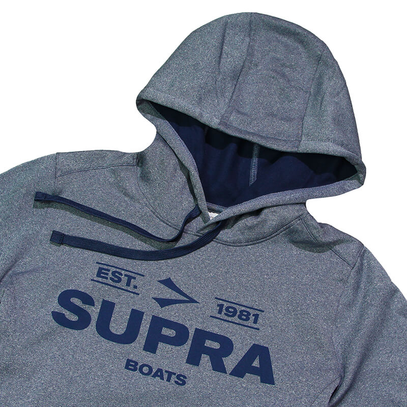 Supra Women's Heather Hooded Sweatshirt - Navy Heather