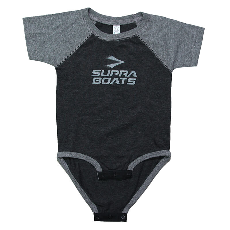 Supra Infant Baseball Onesie - Smoke | Grey - CLEARANCE