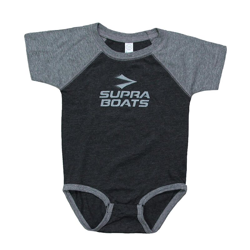 Supra Infant Baseball Onesie - Smoke | Grey - CLEARANCE