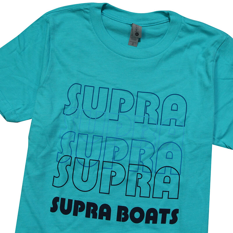 Supra Youth Marquee Tee - Tahiti Blue
