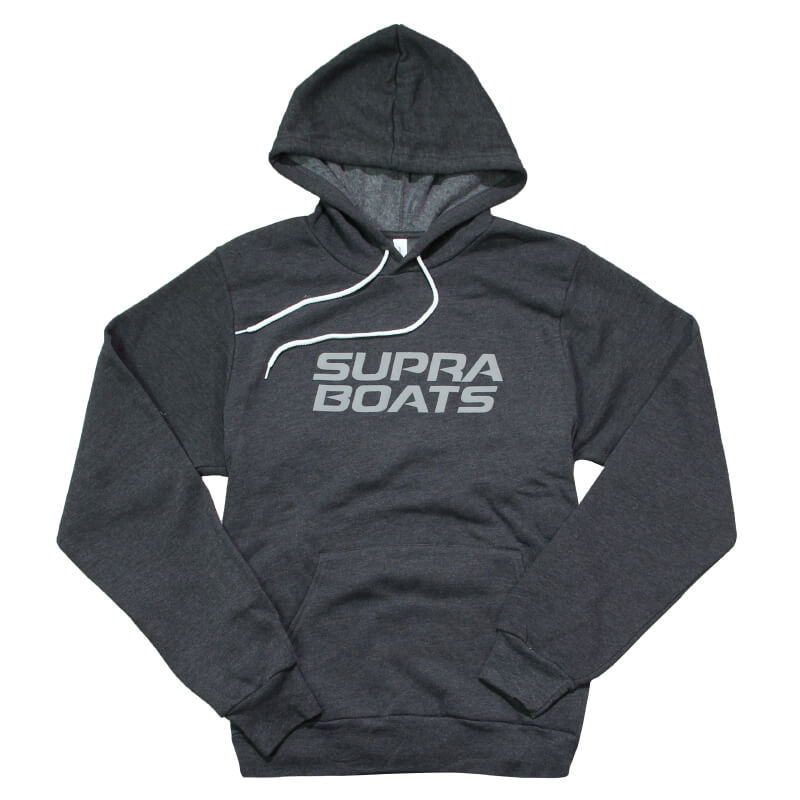 Supra Cool Wave Hooded Sweatshirt - Dark Grey Heather