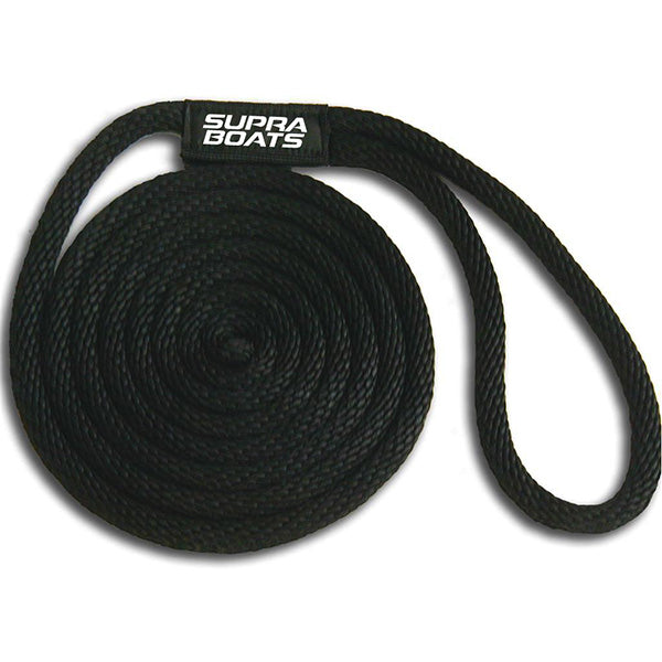 Supra 1/2 x 20 Dockline Rope - Black