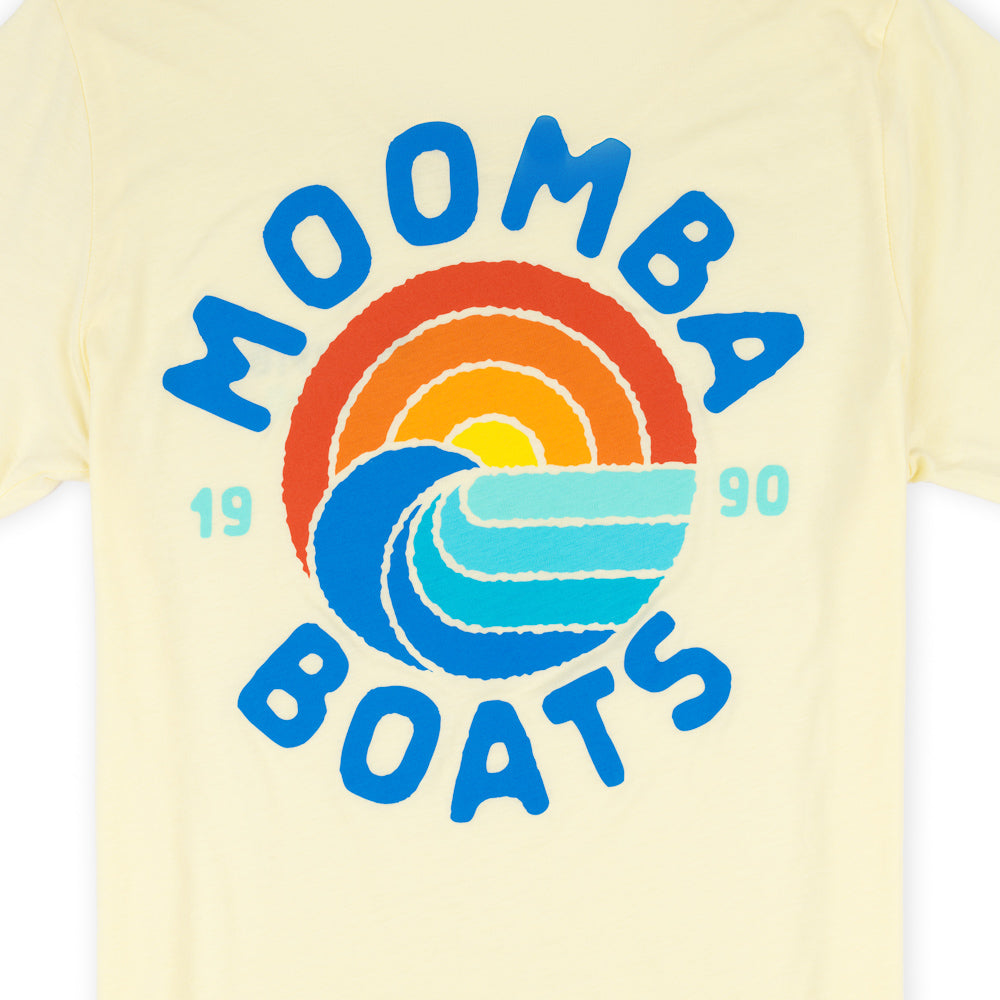 Moomba 1990 Vision Tee - Pale Yellow