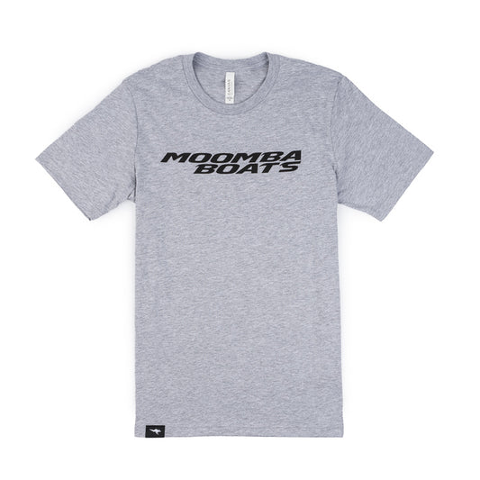 Moomba Wordmark Tee - Heather Grey