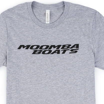 Moomba Wordmark Tee - Heather Grey