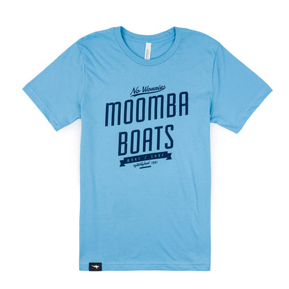 Moomba Banner Tee - Ocean Blue