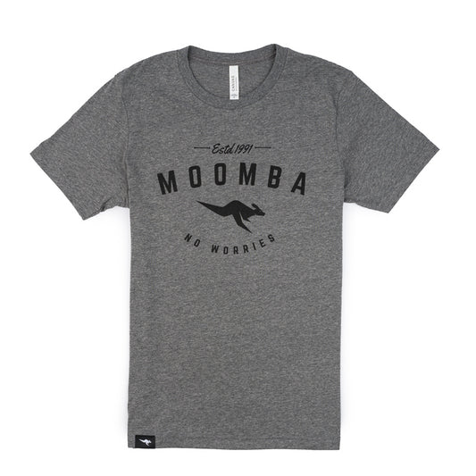 Moomba Flyer Tee - Deep Heather Grey