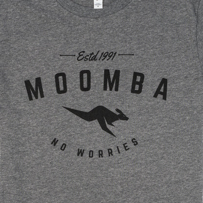 Moomba Flyer Tee - Deep Heather Grey