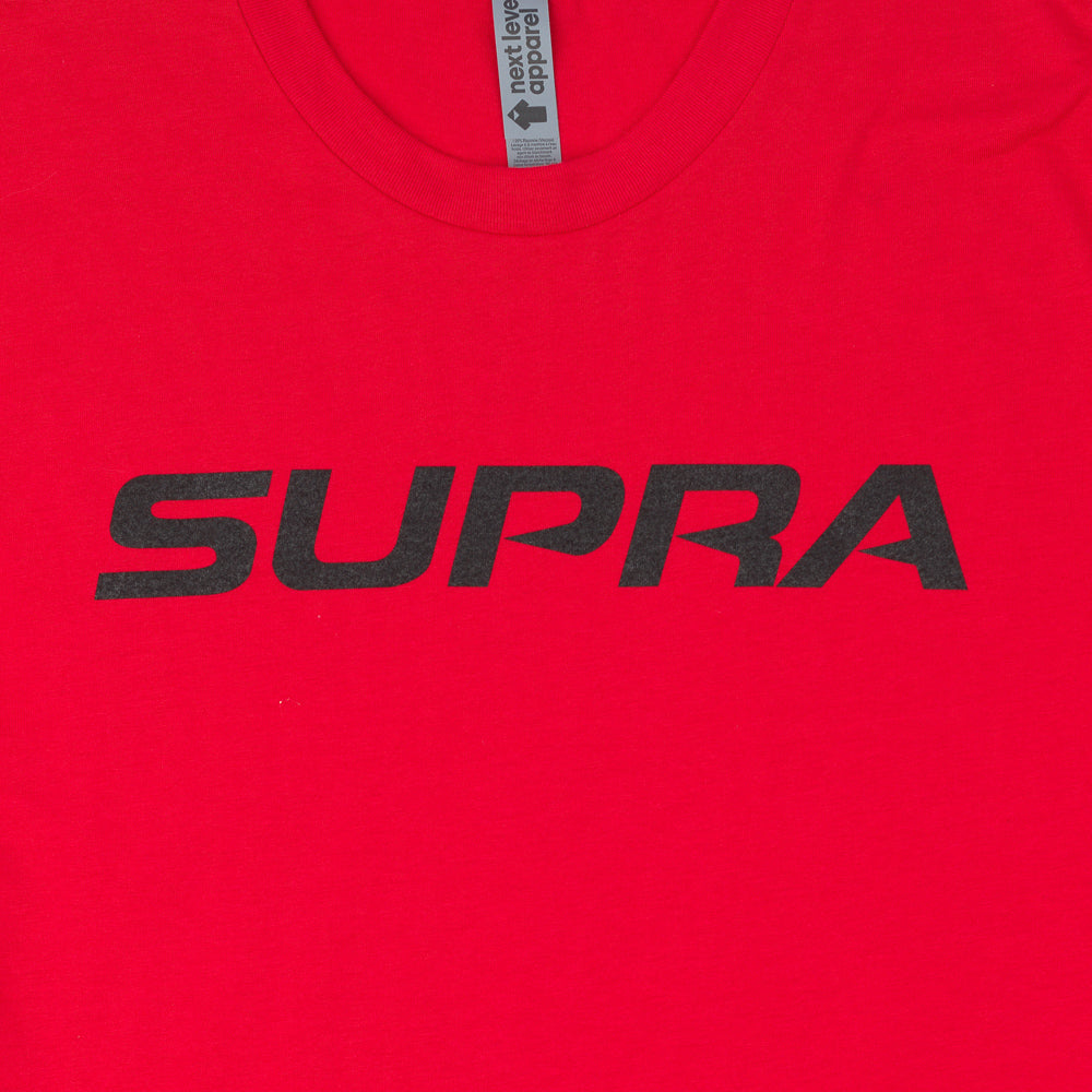 Supra Bold Logo Tee - Red