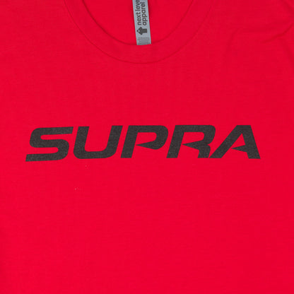 Supra Bold Logo Tee - Red