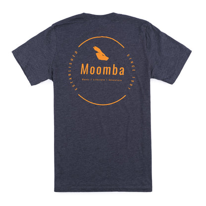 Moomba Lifestyle Adventure Tee - Heather Midnight Navy