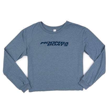 Moomba Women's Midi LS Tee - Flint Blue Heather - CLEARANCE