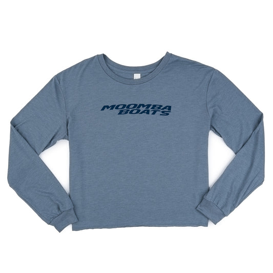 Moomba Women's Midi LS Tee - Flint Blue Heather