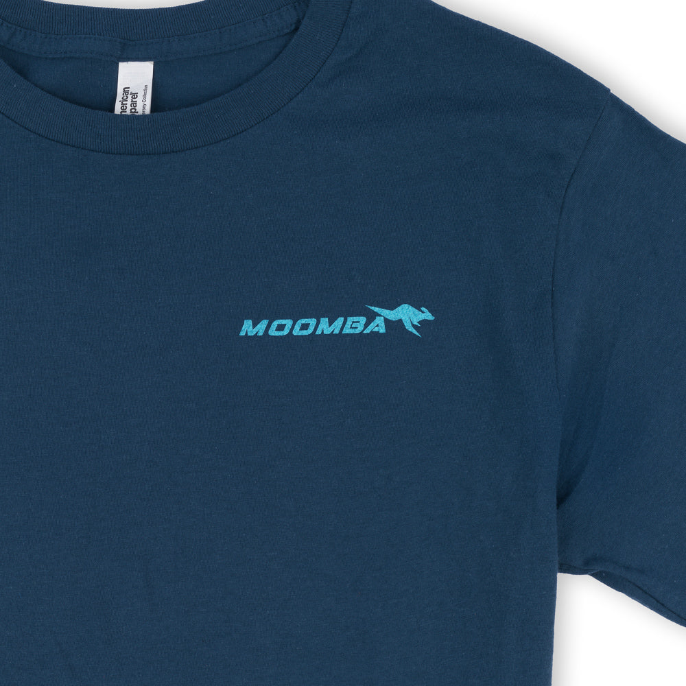 Moomba Women's Meet Me at the Lake Crop Tee - Sea Blue