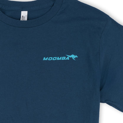 Moomba Women's Meet Me at the Lake Crop Tee - Sea Blue